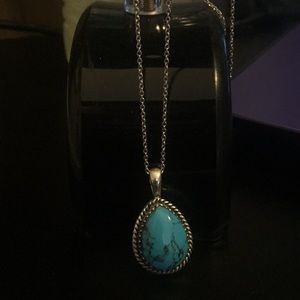 925 sterling silver turquoise necklace